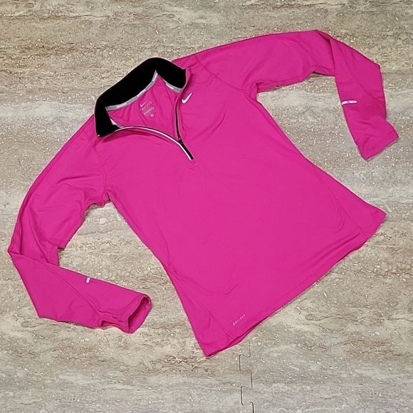 Nike Tops - NIKE ELEMENT WOMENS RUNNING 1/4 ZIP POLY DRIFIT PULLOVER SIZE SMALL